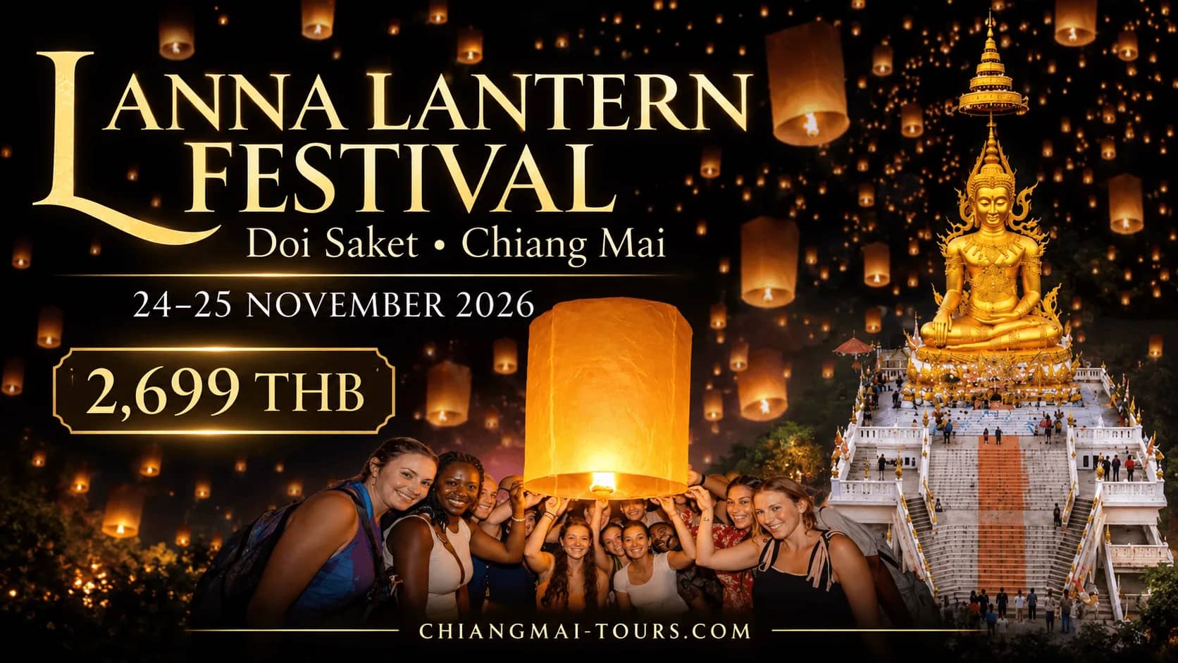 Lanna Lantern Festival Doi Saket 2026 - Yi Peng Sky Lantern Release with Transfer - photo 14