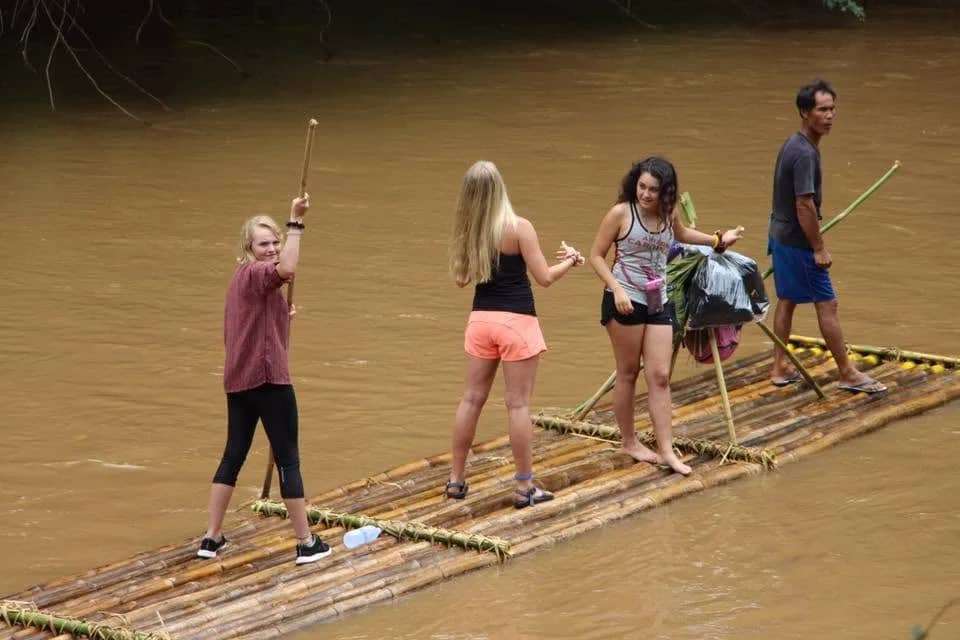 1 Day Trekking Waterfall & Bamboo Rafting - photo 5