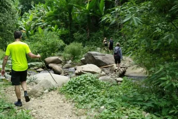 1 Day Trekking Waterfall & Bamboo Rafting - photo 2