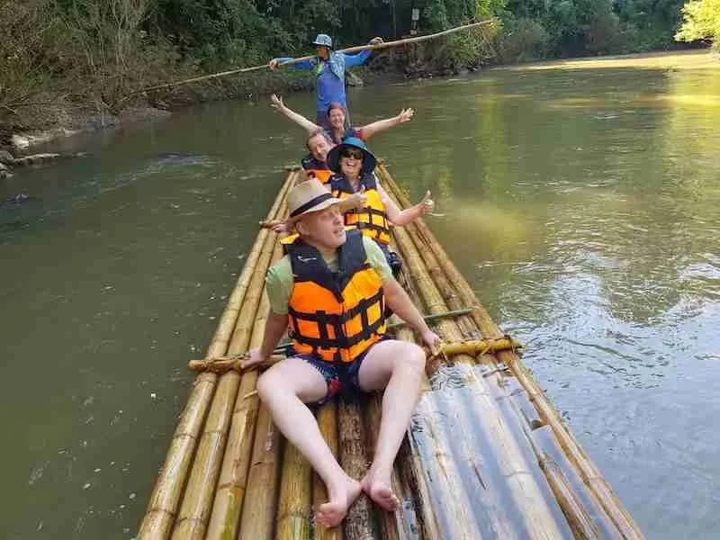 1 Day Trekking Waterfall & Bamboo Rafting - photo 3