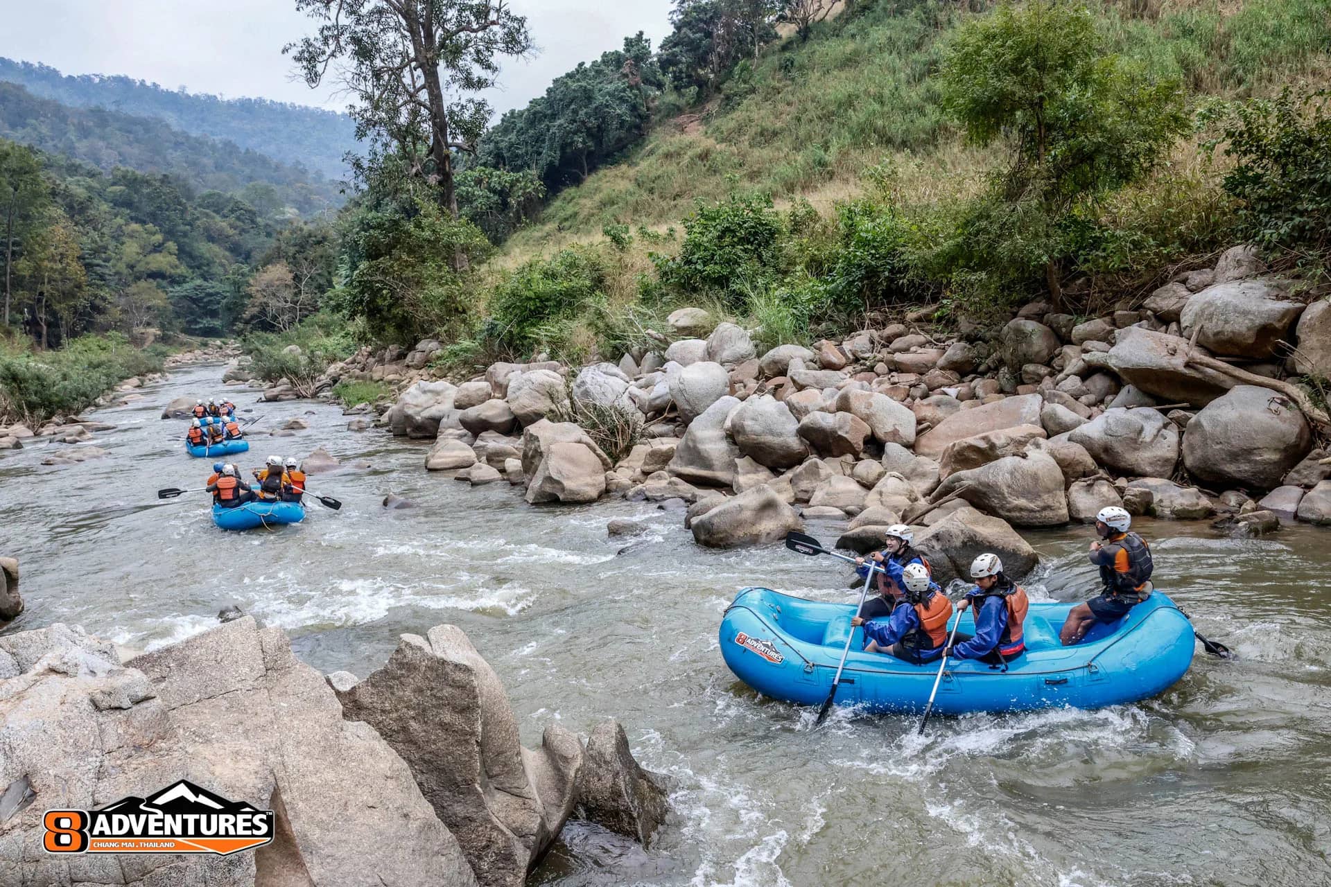 Mae Taeng Whitewater Rafting, 8 km or 10 km - 8Adventures - photo 7
