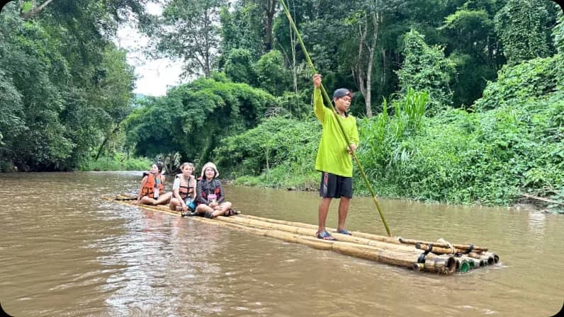Secret Waterfall & Bamboo Rafting - photo 6