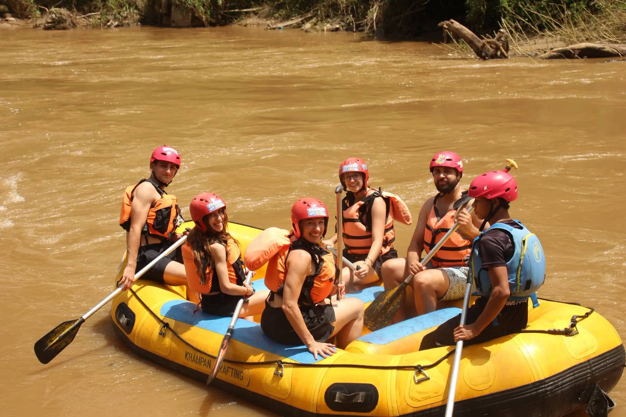 Day Trip Sticky Waterfall + Whitewater Rafting & Elephant Care - photo 6