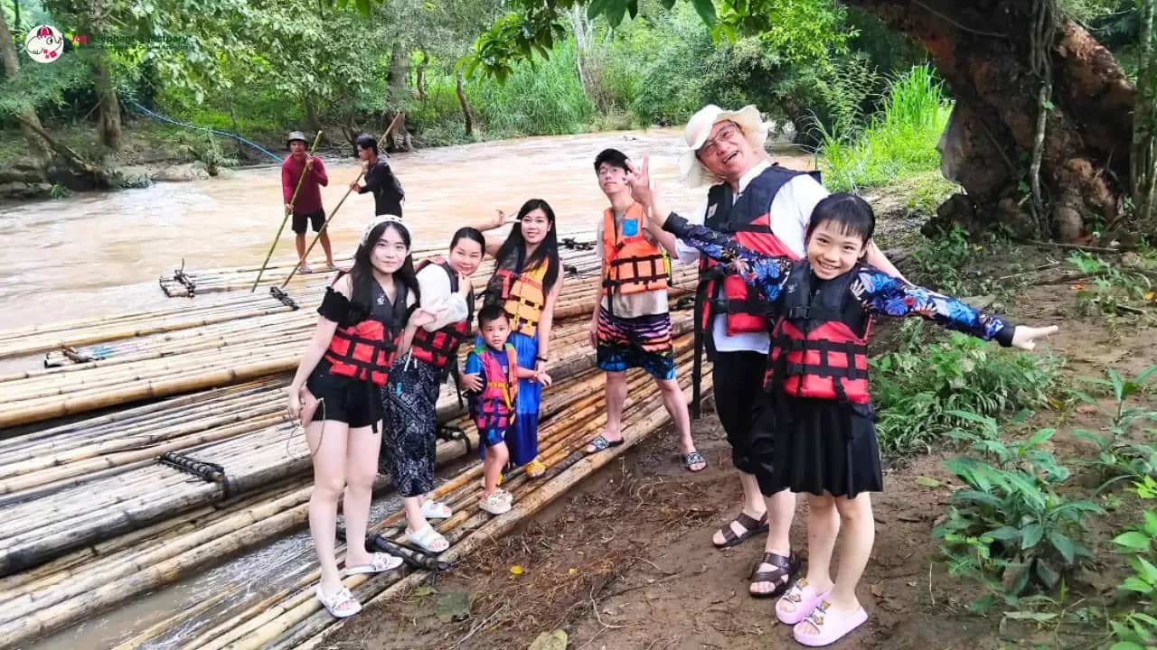 Elephant Observation & Bamboo Rafting