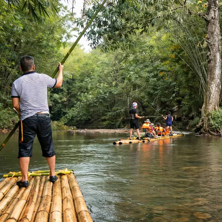 Half-Day Whitewater Rafting (4km) + Bamboo Rafting (4km) - photo 4