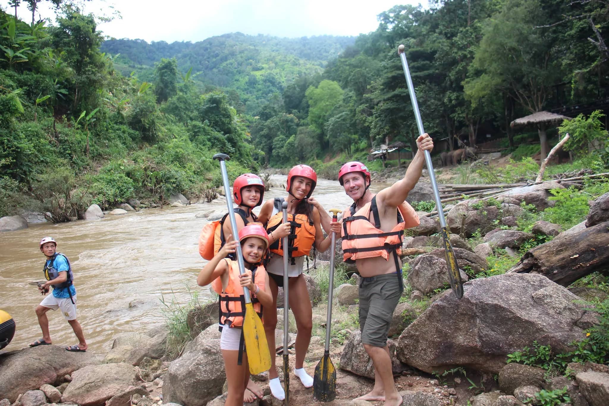 One Day Trekking + Whitewater Rafting & Elephant Care - photo 2