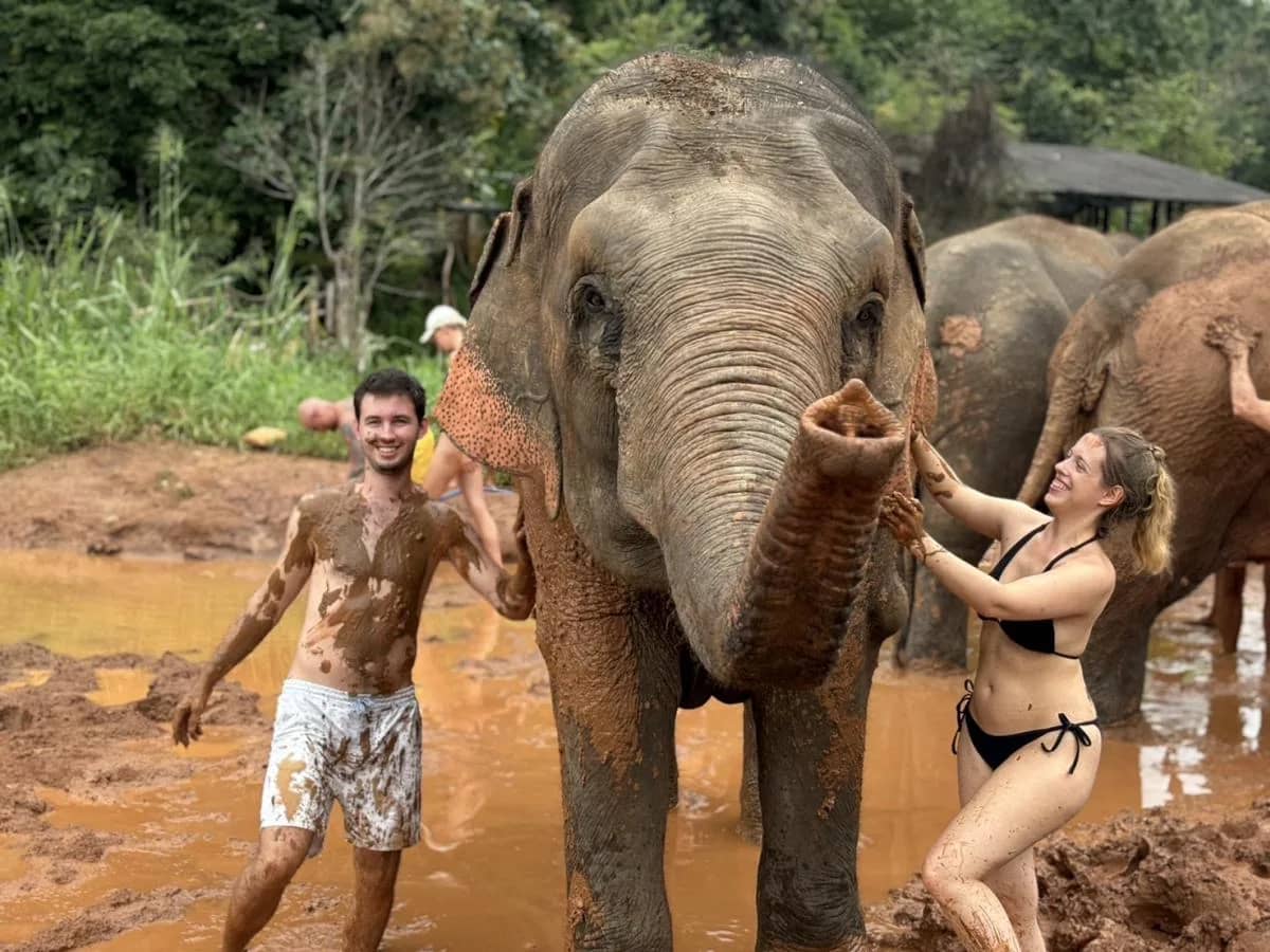 Pon Elephant Sanctuary - Waterfall - Bamboo Rafting - photo 3