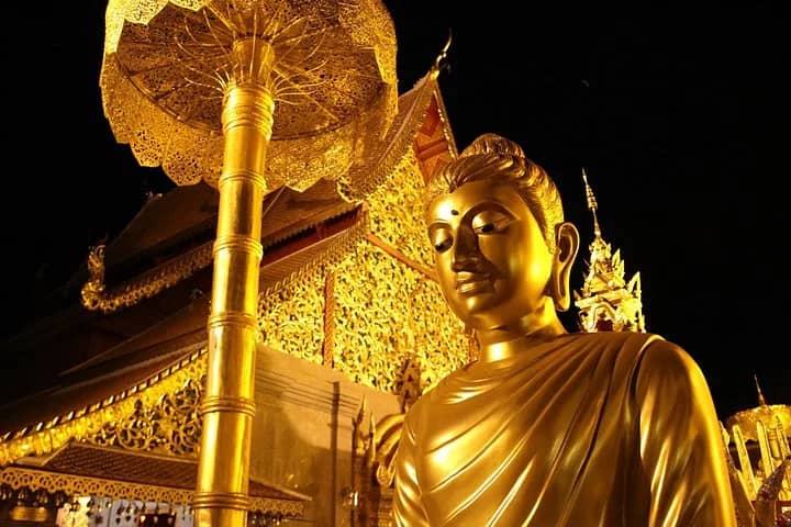 Wat Umong & Doi Suthep At Night - photo 3