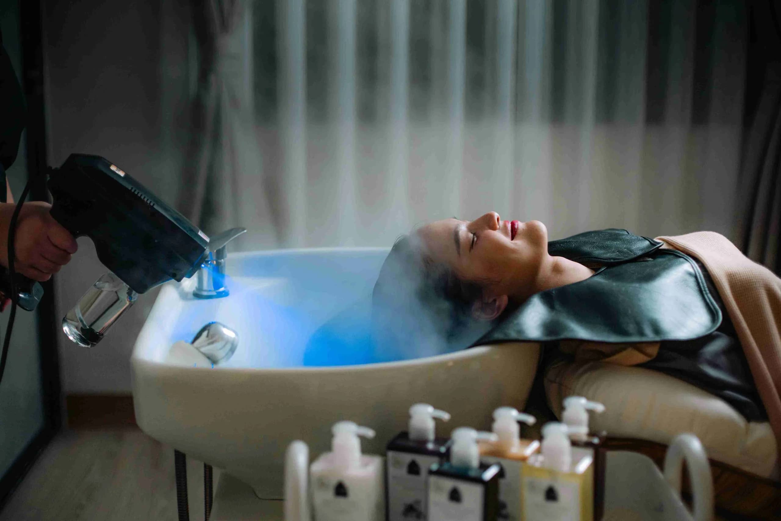 Nano hair treatment at the Chiang Mai Gate salon